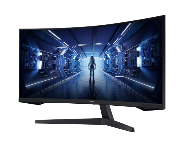 Монитор Samsung Odyssey G5 34 inch, VA Curved UWQHD 3440x1440 