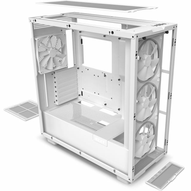 Case NZXT H7 Elite Matte White 