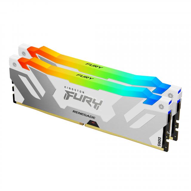 Памет Kingston Fury Renegade White RGB 32GB(2x16GB) DDR5 