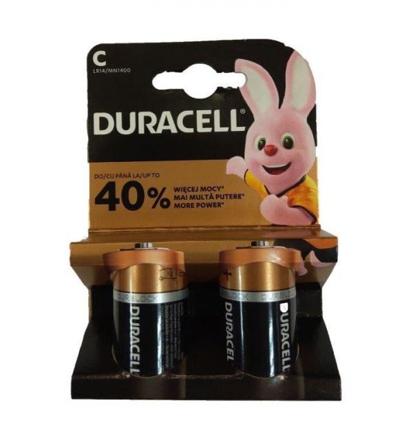 DURACELL Alkaline battery LR14 / 2 pcs. pack / 1.5V  