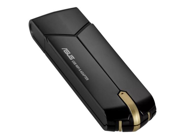 Безжичен адаптер ASUS USB-AX56 Dual Band AX1800 WiFi 6 802.11ax, USB 3.2 Gen1, вградена антена 