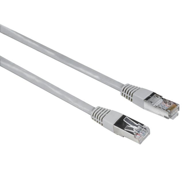 Мрежов кабел HAMA CAT 5e, F/UTP, RJ-45 - RJ-45, 30 m, Сив, Булк 