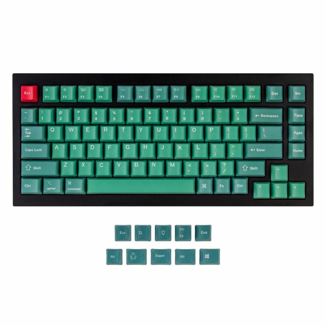 Капачки за механична клавиатура Keychron Forest 92-Keycap Set PBT Dye-Sub US Layout 