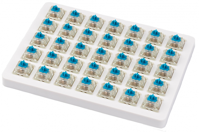 Keychron Switches for mechanical keyboards Cherry MX Blue RGB Switch Set 35 pcs 