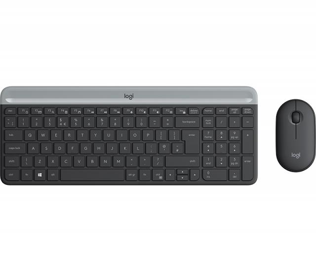 Kомплект безжични клавиатура с мишка Logitech MK470 