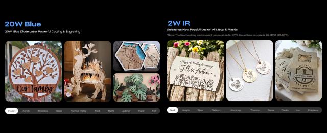 Машина за лазерно гравиране Creality Falcon A1 Pro 20W 