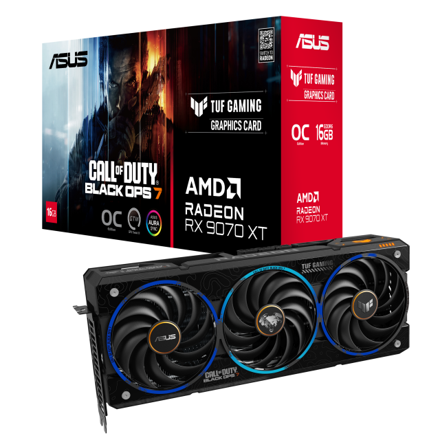 Graphic card ASUS TUF GAMING RADEON RX 9070 XT COD BO7 Speical Edition OC 16GB GDDR6 