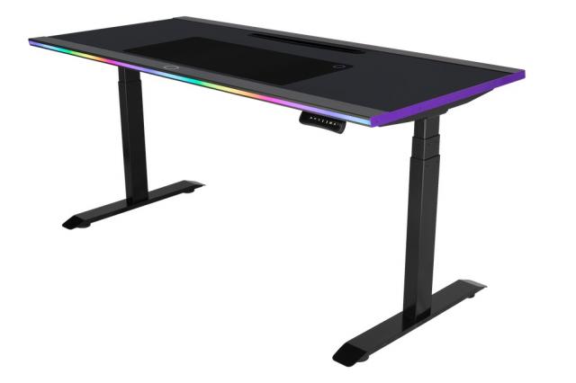 Gaming desk Cooler Master GD160 ARGB, Black  