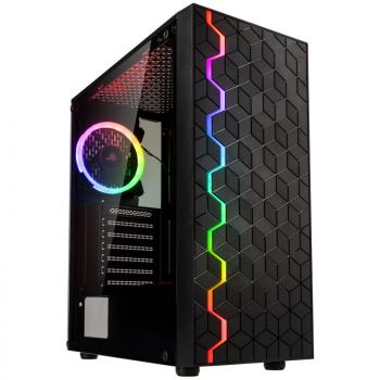 Кутия Kolink Inspire К8 АRGB TG, Mid-tower, Черна