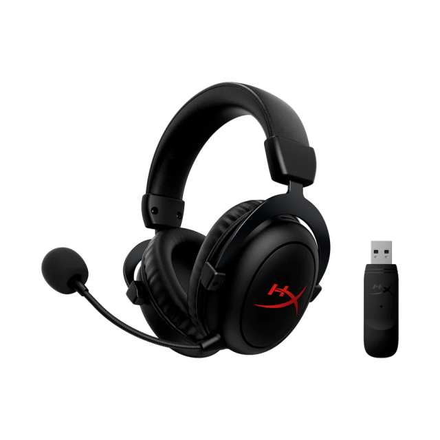 Геймърски безжични слушалки HyperX Cloud II Core Микрофон, Черно 