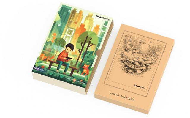 Hybrid Reader Tablet Hanspree Lumo Paper 7.8", 64 GB 