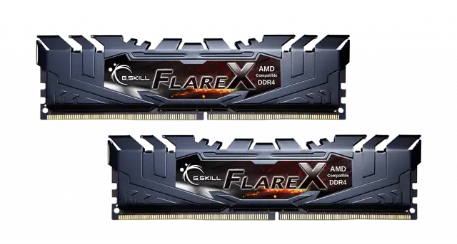 Memory G.SKILL Flare X 32GB(2x16GB) DDR4 3200MHz CL16 - F4-3200C16D-32GFX 