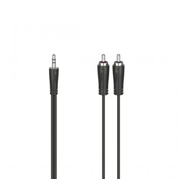 Hama Audio Cable, 3.5 mm Jack Plug - 2 RCA Plugs, Stereo, 3.0 m