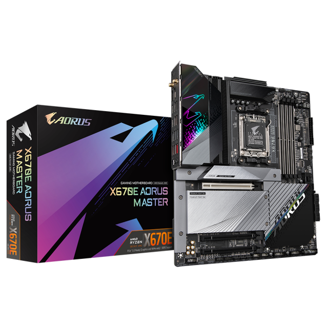 Дънна платка GIGABYTE X670E AORUS Master Socket AM5 