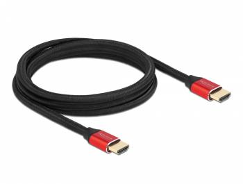 Delock Ultra High Speed HDMI Cable 48 Gbps 8K 60 Hz red 2 m certified