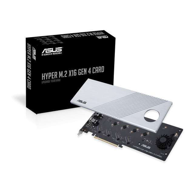 ASUS Hyper M.2 x16 Gen 4 Card (PCIe 4.0/3.0) 