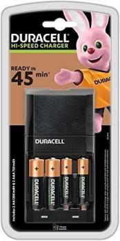 Charger CEF27 + 2*AA NiMH 1300mAh + 2*AAA NIMH 750mAh 45 min. DURACELL