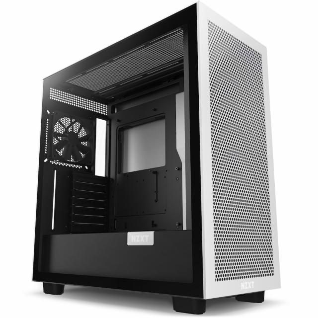 Кутия NZXT H7 Flow Matte Black & White 