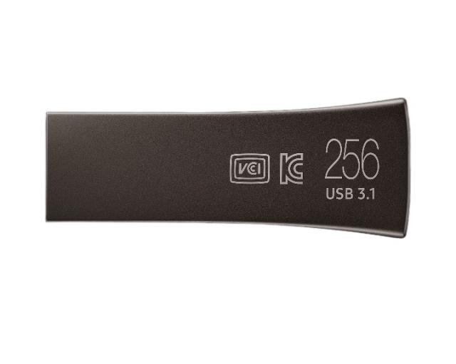 USB памет Samsung BAR Plus, 256GB, USB-A, Titanium Gray 