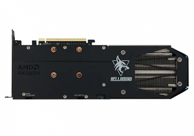 Graphic card PowerColor RADEON RX 9060 XT Hellhound OC 8GB GDDR6 