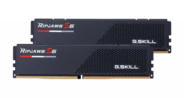 Memory G.SKILL Ripjaws S5 Black 128GB(2x64GB) DDR5 6400MHz, CL36 - Intel XMP 