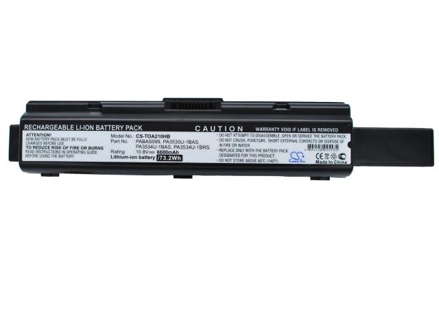 Батерия  за лаптоп Toshiba Satellite A200 A300 A500 L200 L300 L500 PA3535U 10.8V  6600 mAh CAMERON SINO 