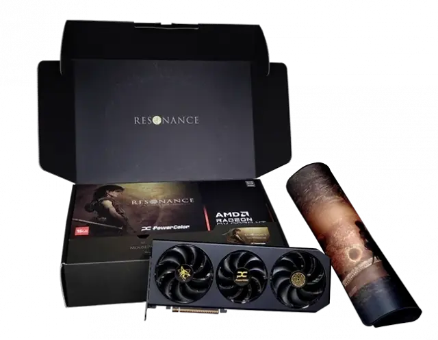 Видео карта PowerColor Radeon RX 9070 XT Hellhound Resonance Edition 16GB GDDR6 