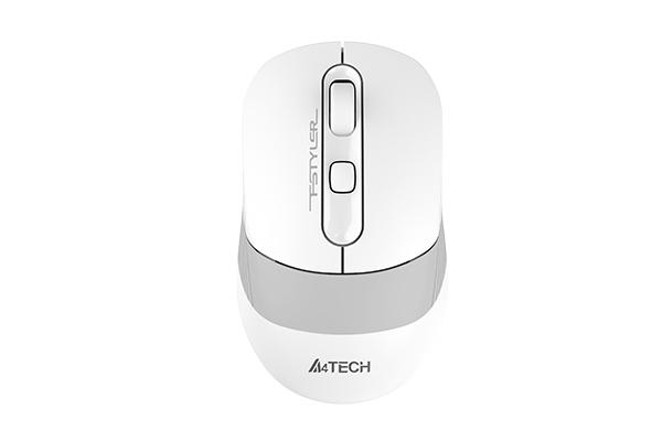 Wireless Mouse A4tech FG10S Fstyler Grayish White, White 