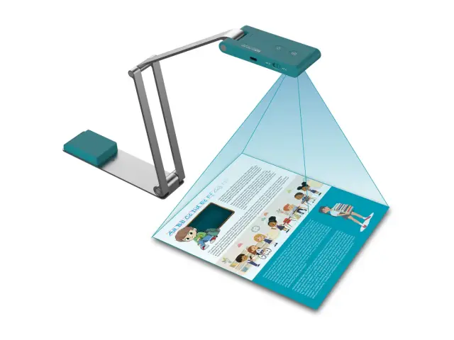 Document camera with portable scanner-visualizer IRIScan VISUALIZER 7 Dislexic, 4K, USB-C 