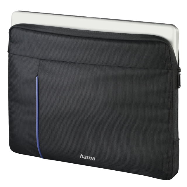 Hama "Cape Town" Laptop Sleeve, up to 40 cm (15.6"), black/blue 