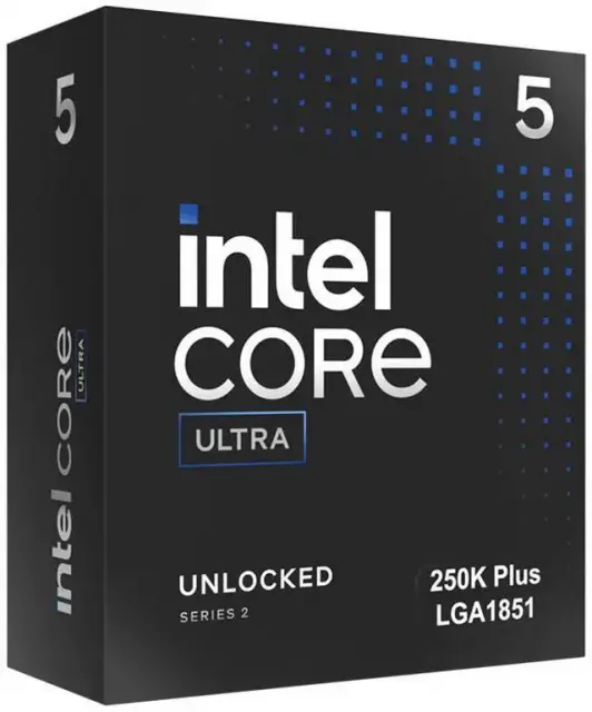 CPU Intel Core Ultra 5 250K Plus, 18-Core (6P+12E) 3.3 GHz, 30MB, LGA1851, BOX 