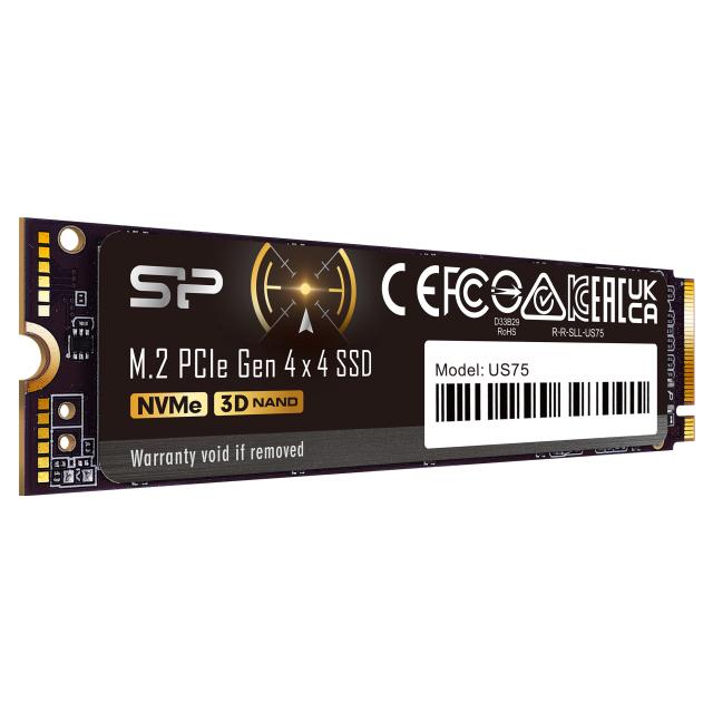 SSD Silicon Power US75 4TB M.2-2280, PCIe, Gen 4x4 NVMe 