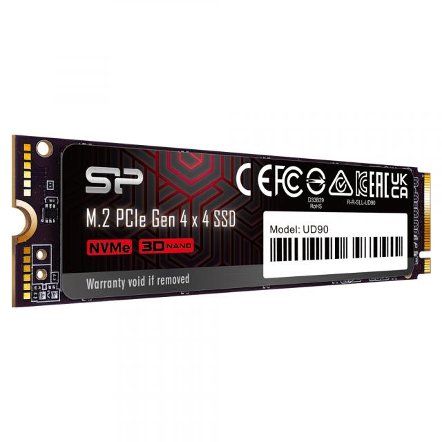 SSD Silicon Power UD90, M.2-2280, PCIe Gen 4x4, NVMe, 2000GB 