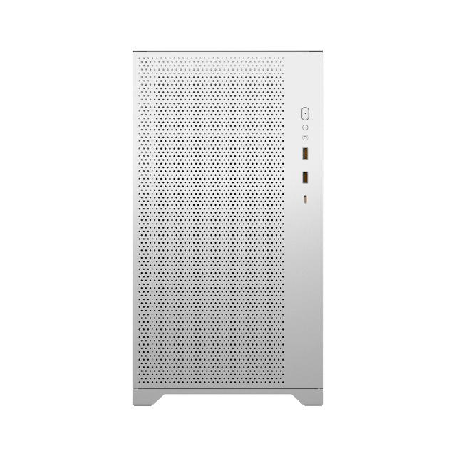 Кутия FSP CMT580W Mesh TG E-ATX Mid Tower, Бяла 