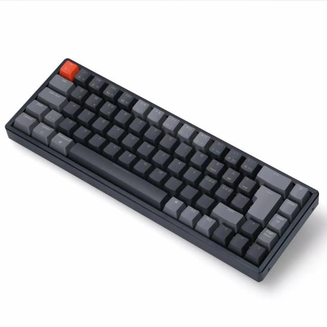 Геймърска Механична клавиатура Keychron K6 Hot-Swappable Aluminum 65% Gateron Blue Switch RGB LED Gateron Blue Switch ABS 