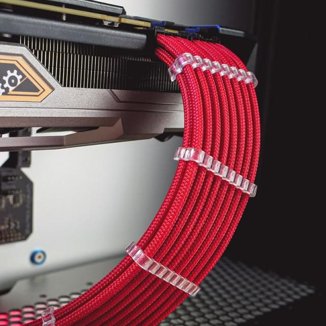 Комплект CableMod PRO - Гребени за интерфейсни кабели Прозрачно 