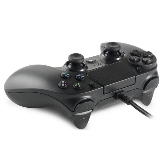 Wired Gamepad Spartan Gear Hoplite for PC and PS4, Black 