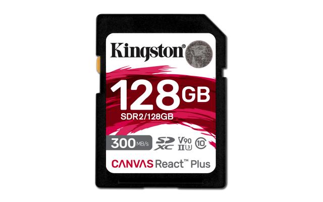 Карта памет Kingston Canvas React SDXC 128GB 