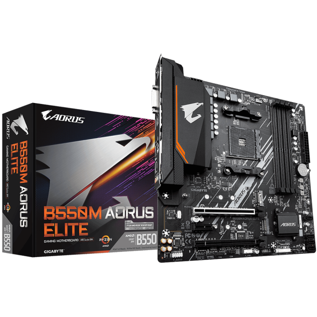 Motherboard GIGABYTE B550M AORUS ELITE, Socket AM4 