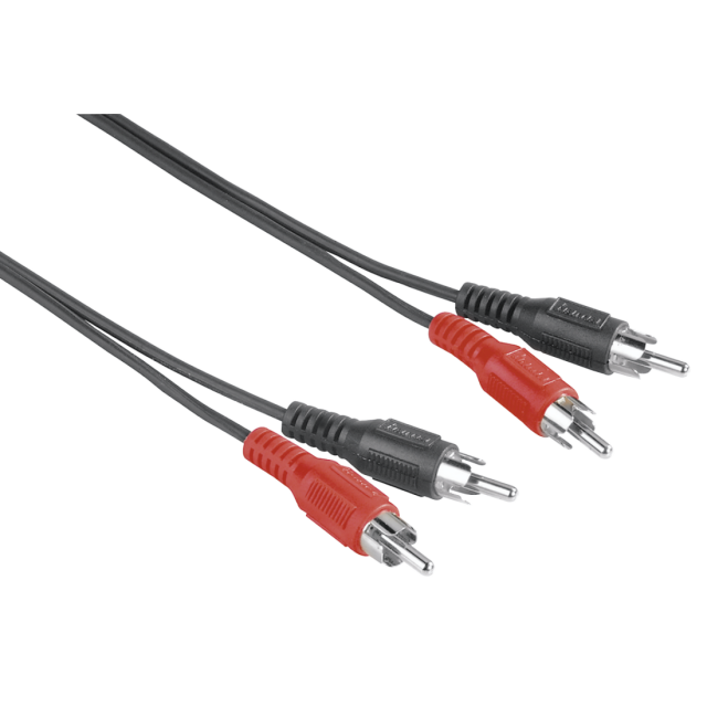 Audio Cable HAMA 2 RCA plugs - 2 RCA plugs, 2.5 m 