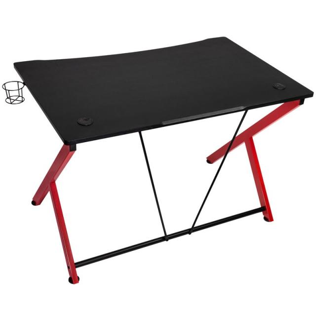 Gaming desk Nitro Concepts D12, Black/Red 