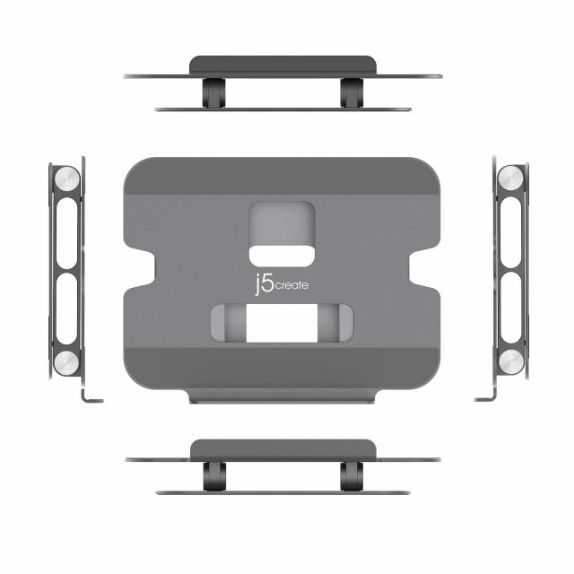 Поставка за лаптоп j5create JTS127, Регулируема, до 16", Алуминиева 