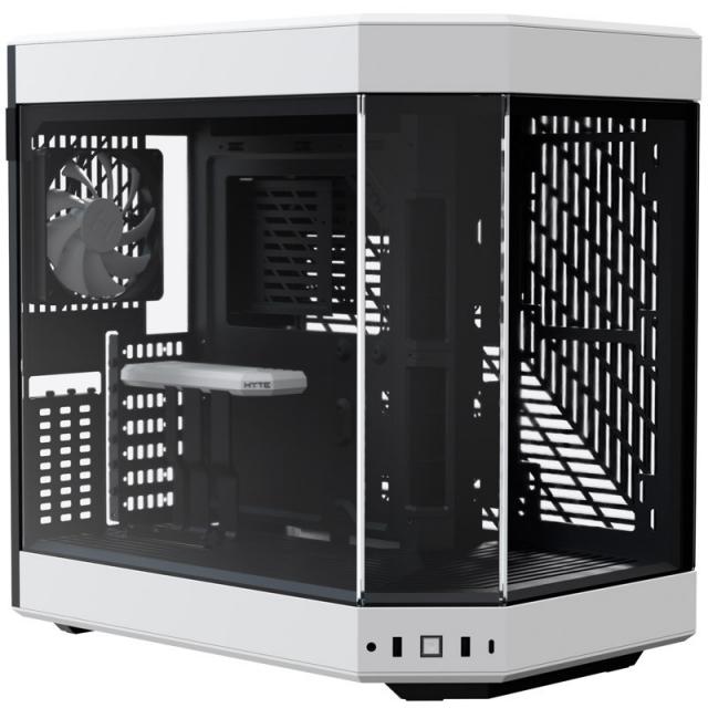 Кутия HYTE Y60 Tempered Glass, Mid-Tower, Бяло и Черно 