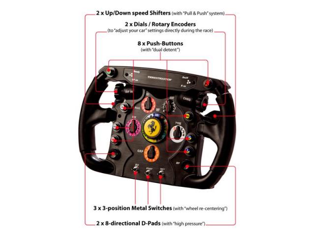 Racing Wheel THRUSTMASTER, Ferrari F1 Wheel Add-On, for PS3/PS4/PC/Xbox One 