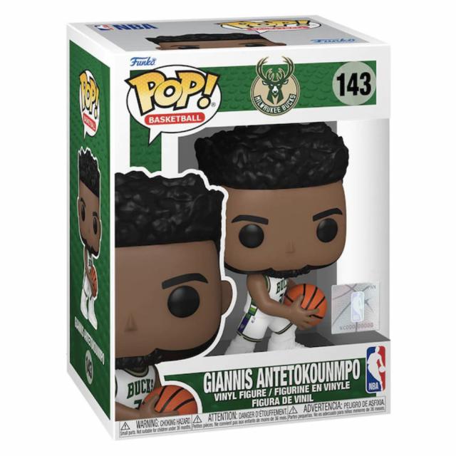 Фигурка Funko POP! Basketball NBA: Milwaukee Bucks - Giannis Antetokounmpo (City Edition 2021) #143 