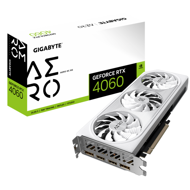 Graphic card GIGABYTE RTX 4060 AERO OC 8GB GDDR6 