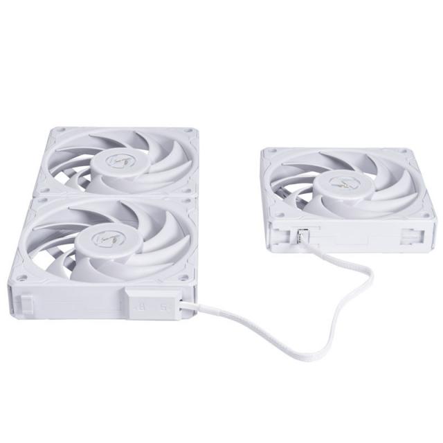 3 Pack Fan Lian Li UNI P28 - 120mm, White 