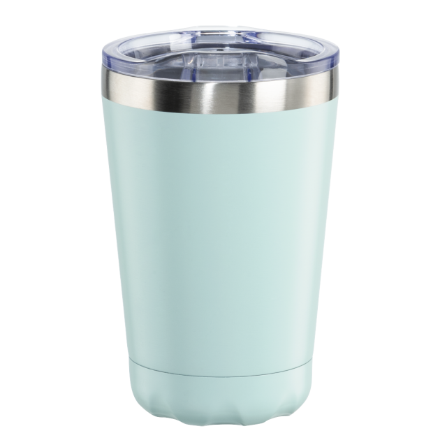 Xavax Thermal Mug, 270 ml, Insulated Mug To Go with Drinks Opening, pastel blue 