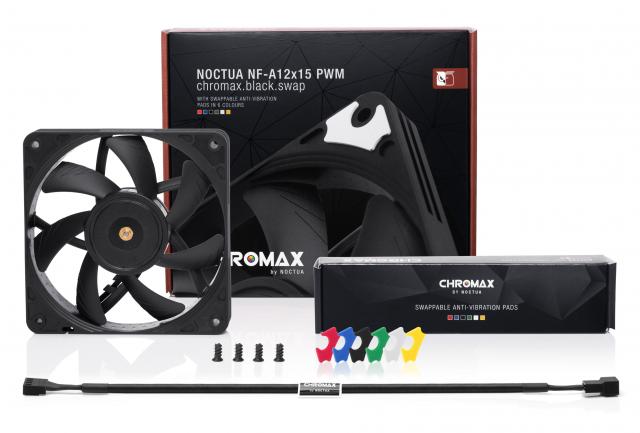 Fan Noctua 120mm NF-A12x15 PWM chromax.black.swap 