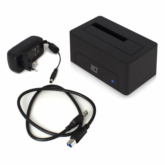 ACT 2.5"/3.5" SATA hard drive docking station, USB 3.2 Gen1 